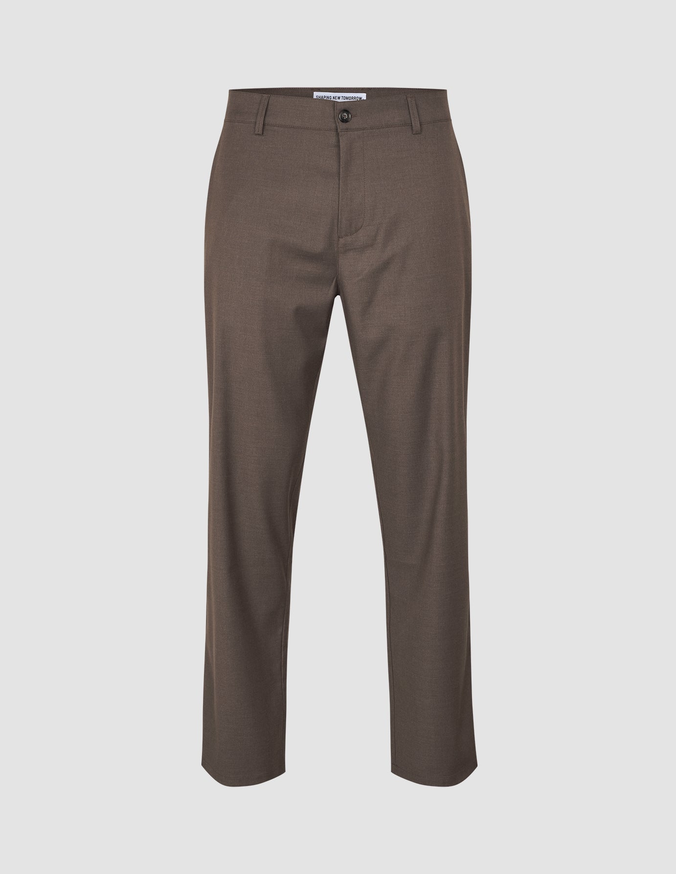 Siena Pants Relaxed Fit Dark Chestnut Melange